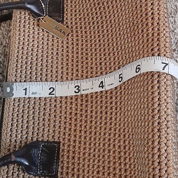 The Sak X Elliott Lucca Woven Nylon & Leather Trim Shoulder Bag - Picture 13 of 16